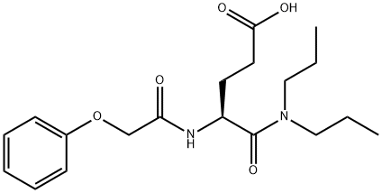 phenoxyacetylproglumide Struktur