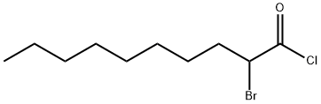 Decanoyl chloride, 2-bromo- Struktur