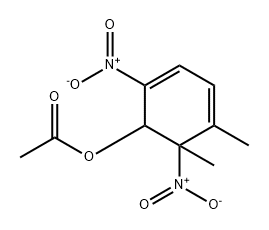 2,4-Cyclohexadien-1-ol, 5,6-dimethyl-2,6-dinitro-, 1-acetate