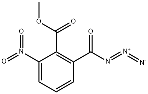 Benzoic acid, 2-(azidocarbonyl)-6-nitro-, methyl ester