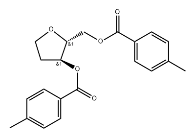 1,2-Dideoxy-3,5-di-O-toluoyl-D-ribose Struktur