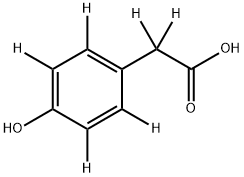 4-Hydroxyphenylacetic Acid-d6 Struktur