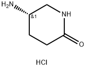 2-Piperidinone, 5-amino-, hydrochloride (1:2), (5S)- Struktur