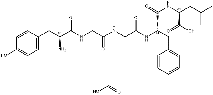 Leucine enkephalin formate salt Struktur