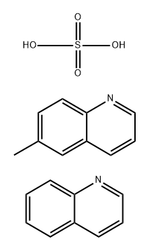 Sulfuric acid, reaction products with 6-methylquinoline and quinoline Struktur