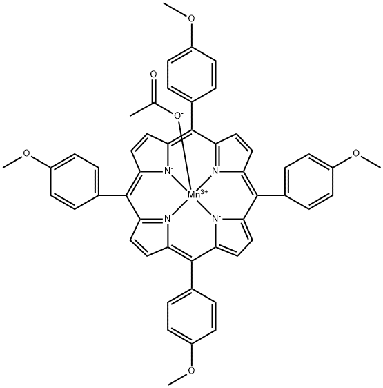 Manganese, (acetato-κO)[5,10,15,20-tetrakis(4-methoxyphenyl)-21H,23H-porphinato(2-)-κN21,κN22,κN23,κN24]-, (SP-5-12)-