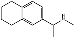 N-methyl-1-(5,6,7,8-tetrahydronaphthalen-2-yl)ethan-1-amine Struktur