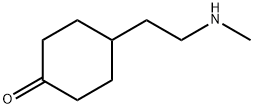 4-(2-(methylamino)ethyl)cyclohexan-1-one Struktur