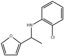 2-氯-N-(1-(呋喃-2-基)乙基)苯胺 結(jié)構(gòu)式