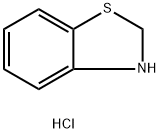 Benzothiazole, 2,3-dihydro-, hydrochloride (1:1) Struktur