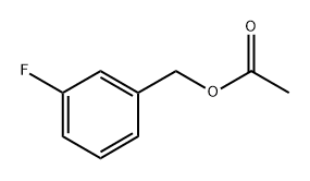 Benzenemethanol, 3-fluoro-, 1-acetate Struktur