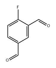 4-Fluoroisophthalaldehyde Struktur