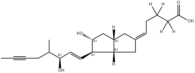 Iloprost-d4 (Major) Struktur