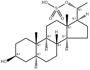 Pregnane-3,20-diol, 20-(hydrogen sulfate), (3β,5α,20R)- (9CI) Struktur