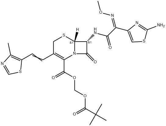 Cefditoren Pivoxil Impurity 18 Struktur