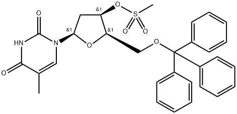 3''-O-MESYL-5''-O-TRITYLTHYMIDINE