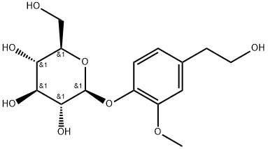 Homovanillyl alcohol 4-O-glucoside Struktur