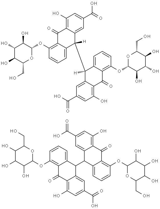 Sennosides Struktur