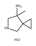 5-Azaspiro[2.4]heptan-7-amine, 7-methyl-, hydrochloride (1:2) Struktur