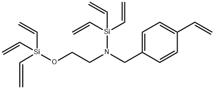 1,1,1-三乙烯基-N-[(4-乙烯基苯基)甲基]-N-[2-[(三乙烯基硅基)氧基]乙基]硅胺, 1055332-16-5, 結(jié)構(gòu)式