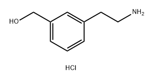 Benzenemethanol, 3-(2-aminoethyl)-, hydrochloride (1:1) Struktur