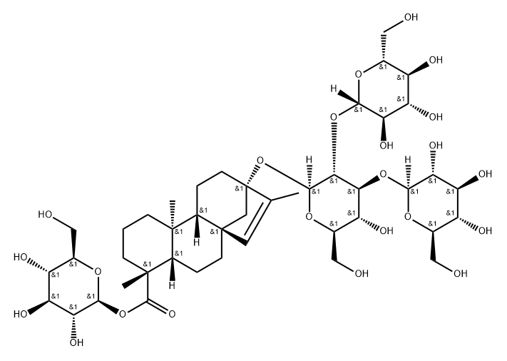 ISOREBAUDIOSIDE A(P) Struktur