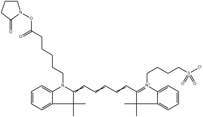 Cy3 SE(mono SO3) Struktur