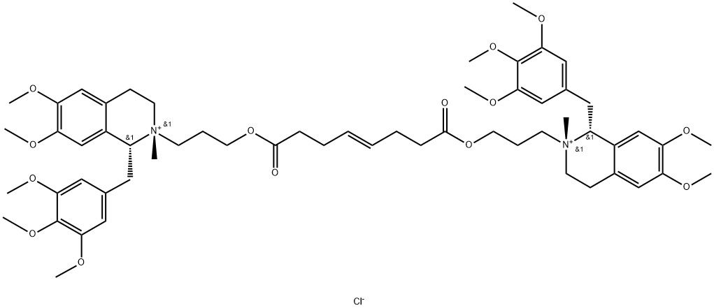 1R, 1’R-cis,cis-Mivacurium Chloride Struktur