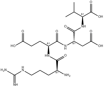 H-Arg-Glu-Asp-Val-OH Struktur