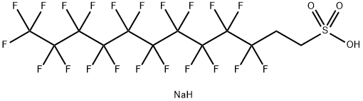 3,3,4,4,5,5,6,6,7,7,8,8,9,9,10,10,11,11,12,12,12-Heneicosafluoro-1-dodecanesulfonic Acid Sodium Salt Struktur