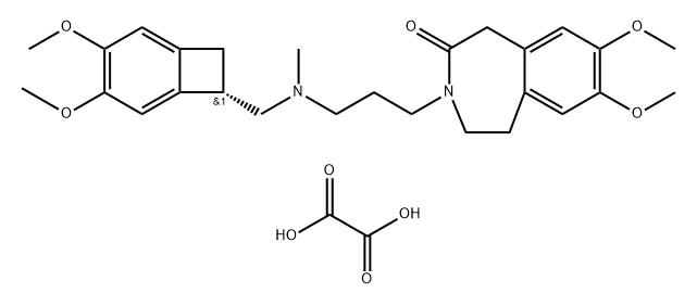 Ivabradine oxalate Struktur