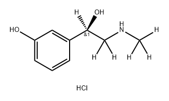 Phenylephrine-d6 HCl Struktur