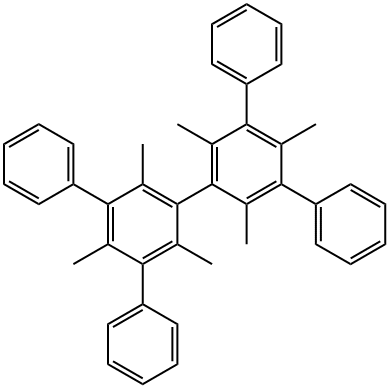 2',2'',4',4'',6',6''-hexamethyl-5',5''-diphenyl-1,1':3',1'':3'',1'''-quaterphenyl Struktur