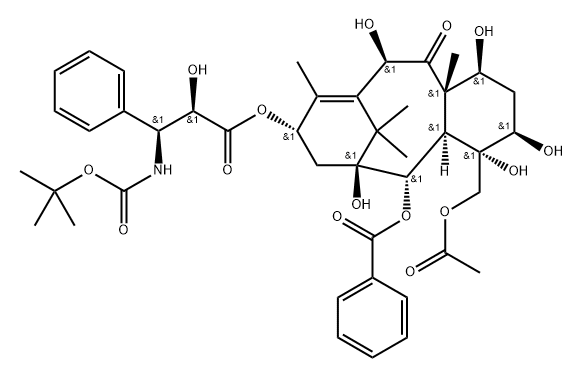 Docetaxel impurity1 Struktur