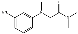 Acetamide, 2-[(3-aminophenyl)methylamino]-N,N-dimethyl- Struktur