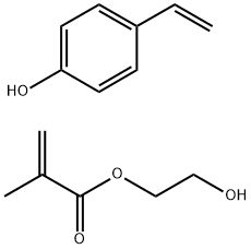 POLY(4-VINYLPHENOL-CO-2-HYDROXYETHYL METHACRYLATE) Struktur