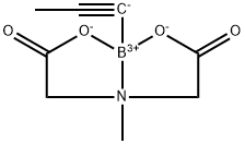 Propynylboronic acid MIDA ester Struktur