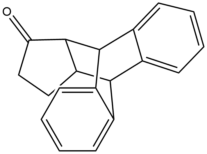 13H-9,10[1',2']-endo-Cyclopentanthracen-13-one, 9,10,11,12,14,15-hexahydro- Struktur