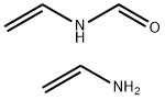 Formamide, N-ethenyl-, polymer with ethenamine, hydrochloride Struktur