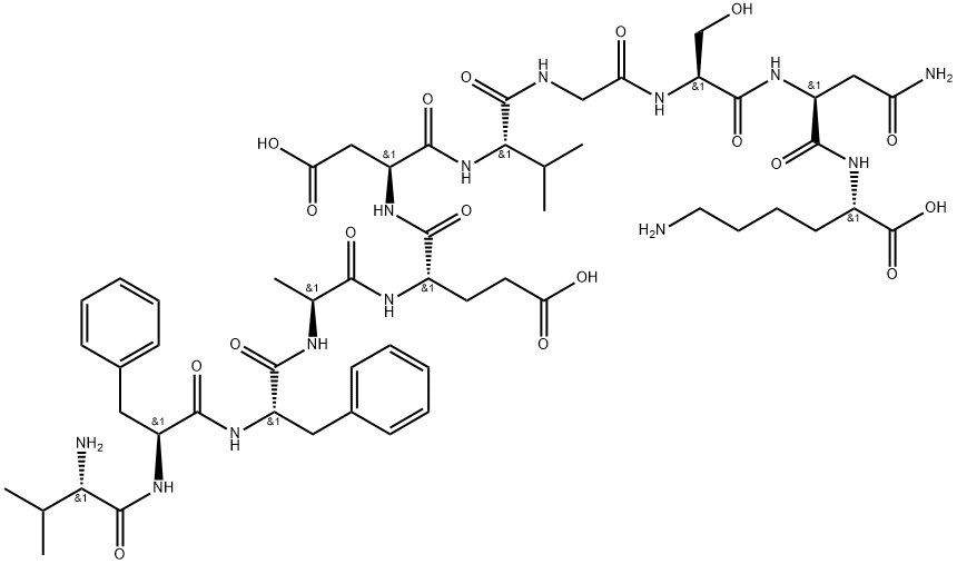 β-Amyloid (18-28) Struktur