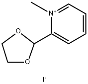 2-(1,3-Dioxolan-2-yl)-1-methylpyridin-1-ium iodide Struktur