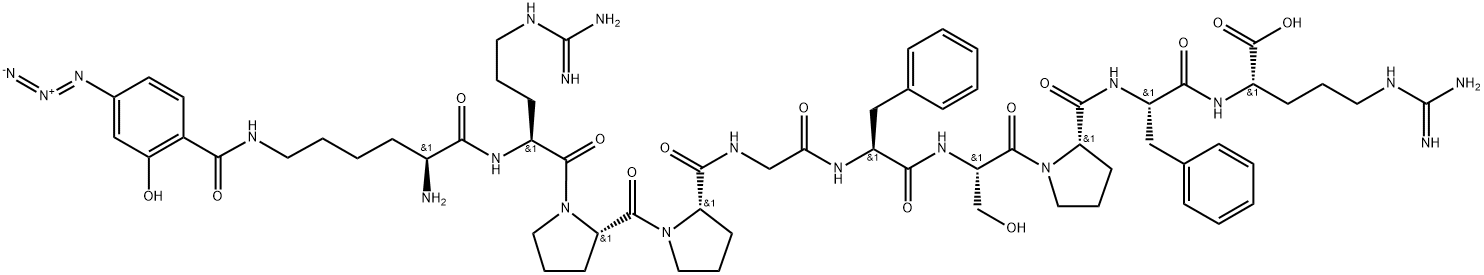 N(6)-4-azidosalicylylkallidin Struktur