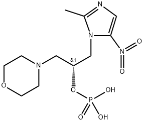 Dextrorotation nimorazole phosphate ester Struktur