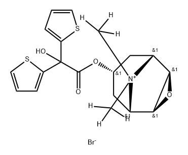 Tiotropium-D6 Bromide Struktur