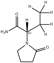 Levetiracetam-d6 [2,3,3,4,4,4-bu1yramide-d6)	 Struktur