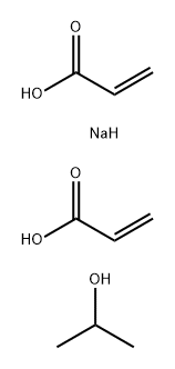 2-Propenoic acid, polymer with 2-propanol, reaction products with sodium acrylate Struktur