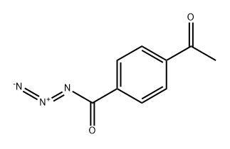 Benzoyl azide, 4-acetyl- Struktur