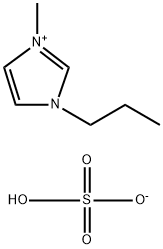 1H-Imidazolium, 1-methyl-3-propyl-, sulfate (1:1) Struktur