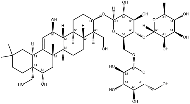 11(α)-hydroxyNepasaikosaponin k Struktur