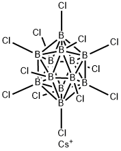 Cesium dodecachlorododecaborate Struktur